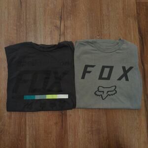 Fox Racing Adult Medium Shirt Motorcross Motorcycle Skater Y2K (Lot of 2)